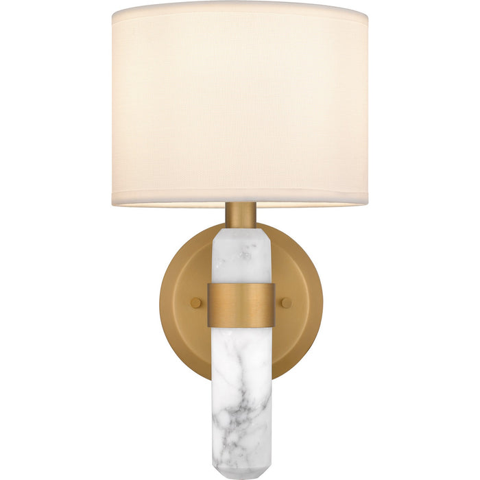 Myhouse Lighting Quoizel - KMB8707BWS - One Light Wall Sconce - Kimberly - Brushed Weathered Brass