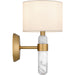 Myhouse Lighting Quoizel - KMB8707BWS - One Light Wall Sconce - Kimberly - Brushed Weathered Brass