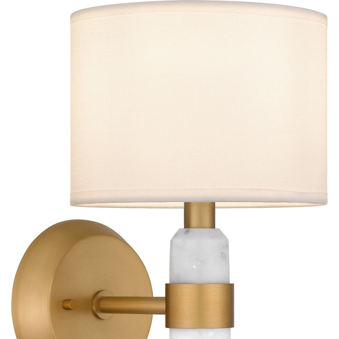 Myhouse Lighting Quoizel - KMB8707BWS - One Light Wall Sconce - Kimberly - Brushed Weathered Brass