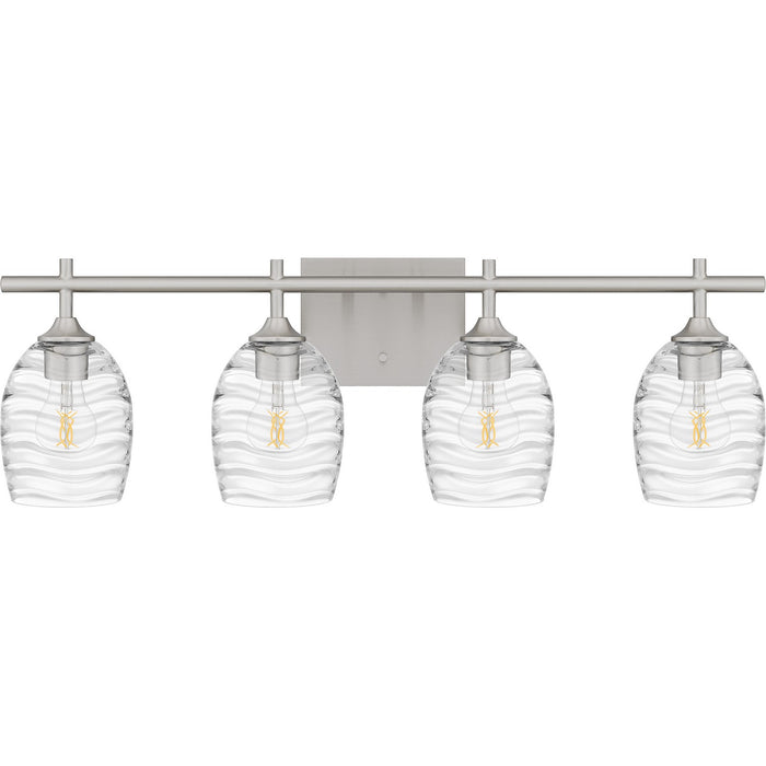 Myhouse Lighting Quoizel - LCY8629BN - Four Light Bath - Lucy - Brushed Nickel