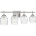 Myhouse Lighting Quoizel - LCY8629BN - Four Light Bath - Lucy - Brushed Nickel