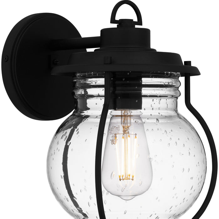 Myhouse Lighting Quoizel - LHR8407EK - One Light Outdoor Wall Mount - Luther - Earth Black