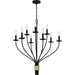 Myhouse Lighting Quoizel - MAG5032MBK - Nine Light Chandelier - Margaret - Matte Black