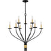 Myhouse Lighting Quoizel - MAG5032MBK - Nine Light Chandelier - Margaret - Matte Black