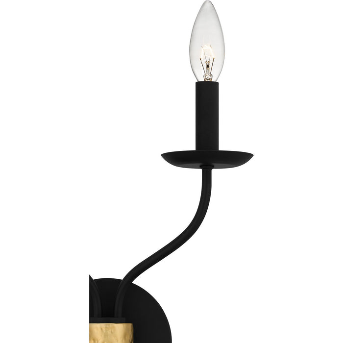 Myhouse Lighting Quoizel - MAG8711MBK - Two Light Wall Sconce - Margaret - Matte Black