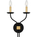 Myhouse Lighting Quoizel - MAG8711MBK - Two Light Wall Sconce - Margaret - Matte Black