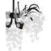 Myhouse Lighting Quoizel - MAP1720EK - Four Light Semi Flush Mount - Maple - Earth Black