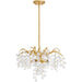 Myhouse Lighting Quoizel - MAP2820GFL - Four Light Pendant - Maple - Gold Leaf