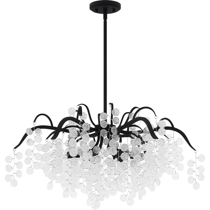 Myhouse Lighting Quoizel - MAP5028EK - Six Light Chandelier - Maple - Earth Black