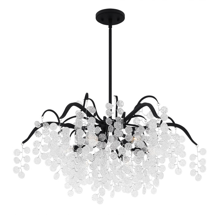 Myhouse Lighting Quoizel - MAP5028EK - Six Light Chandelier - Maple - Earth Black