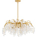 Myhouse Lighting Quoizel - MAP5028GFL - Six Light Chandelier - Maple - Gold Leaf