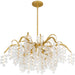 Myhouse Lighting Quoizel - MAP5028GFL - Six Light Chandelier - Maple - Gold Leaf