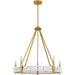 Myhouse Lighting Quoizel - MOL5027BRG - Five Light Chandelier - Molly - Brushed Gold