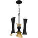 Myhouse Lighting Quoizel - MYL2814MBK - Three Light Pendant - Myla - Matte Black