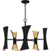 Myhouse Lighting Quoizel - MYL5027MBK - Ten Light Chandelier - Myla - Matte Black