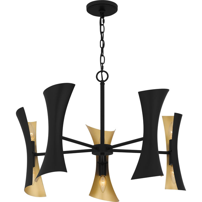 Myhouse Lighting Quoizel - MYL5027MBK - Ten Light Chandelier - Myla - Matte Black