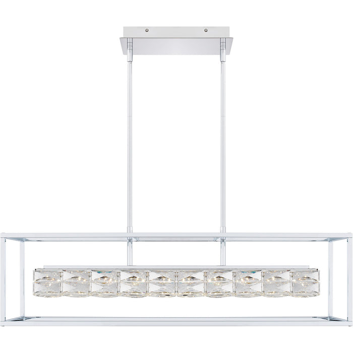 Myhouse Lighting Quoizel - PCDZ136C - LED Linear Chandelier - Dazzle - Polished Chrome