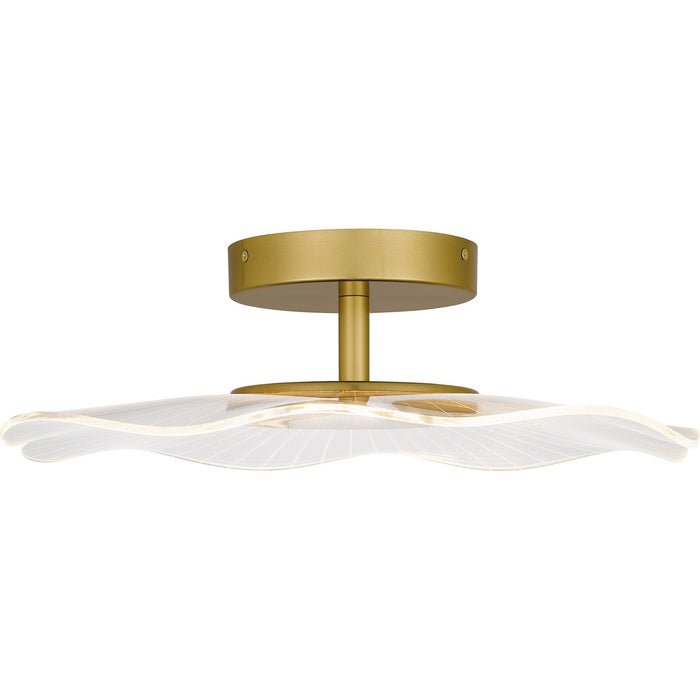 Myhouse Lighting Quoizel - PCIB1718BRG - LED Semi Flush Mount - Ibis - Brushed Gold