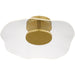 Myhouse Lighting Quoizel - PCIB1718BRG - LED Semi Flush Mount - Ibis - Brushed Gold