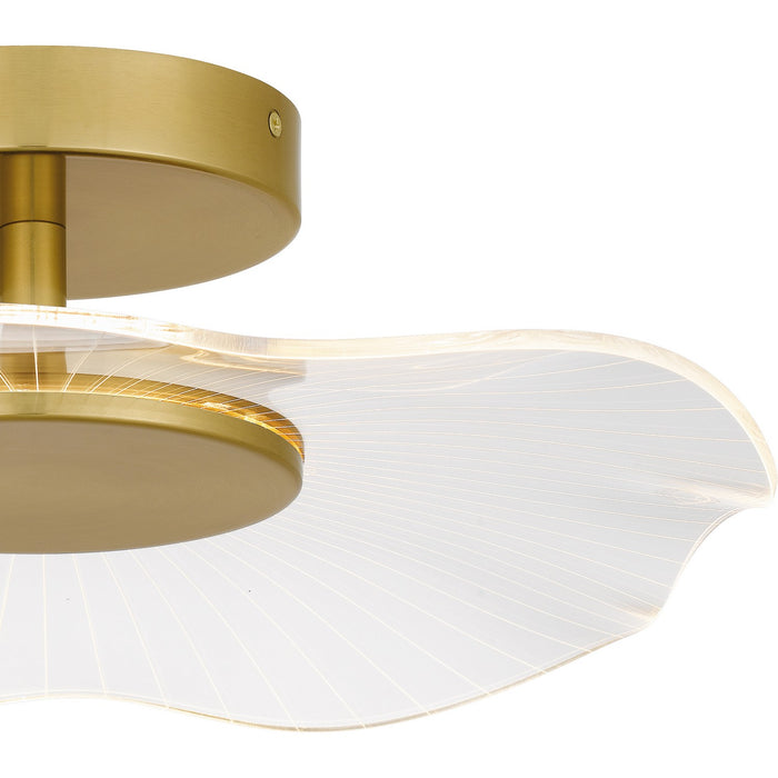 Myhouse Lighting Quoizel - PCIB1718BRG - LED Semi Flush Mount - Ibis - Brushed Gold