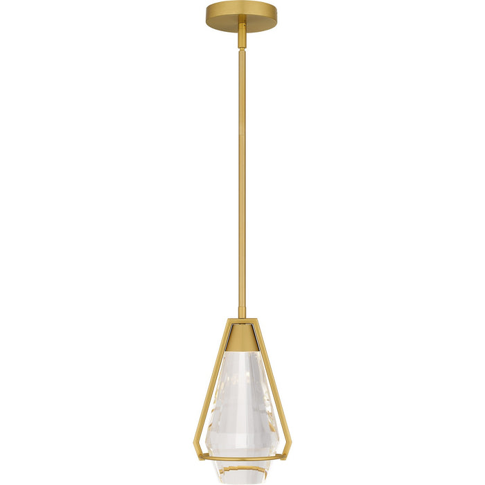 Myhouse Lighting Quoizel - PCLUA1507BRG - LED Mini Pendant - Luca - Brushed Gold