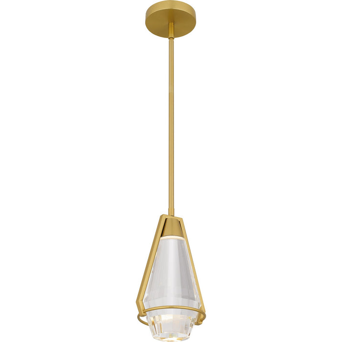 Myhouse Lighting Quoizel - PCLUA1507BRG - LED Mini Pendant - Luca - Brushed Gold