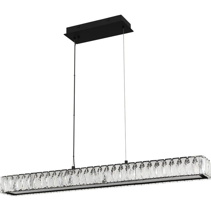 Myhouse Lighting Quoizel - PCRES137MBK - LED Linear Chandelier - Reese - Matte Black