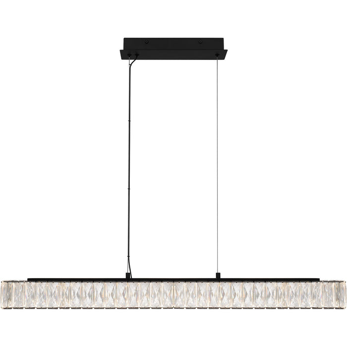 Myhouse Lighting Quoizel - PCRES137MBK - LED Linear Chandelier - Reese - Matte Black