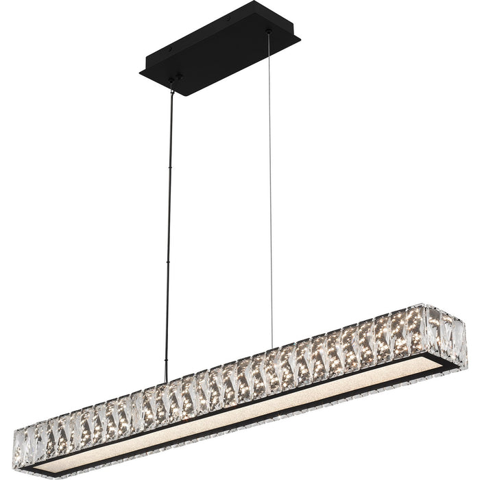 Myhouse Lighting Quoizel - PCRES137MBK - LED Linear Chandelier - Reese - Matte Black