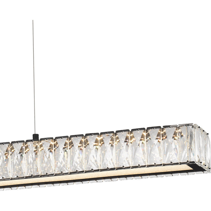 Myhouse Lighting Quoizel - PCRES137MBK - LED Linear Chandelier - Reese - Matte Black