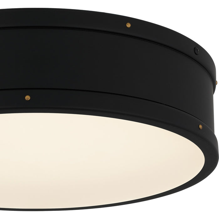 Myhouse Lighting Quoizel - QFL5224MBK - LED Flush Mount - Quoizel Flush Mount - Matte Black