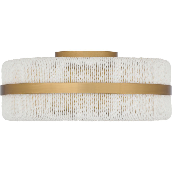 Myhouse Lighting Quoizel - QFL6220BRG - Two Light Flush Mount - Quoizel Flush Mount - Brushed Gold