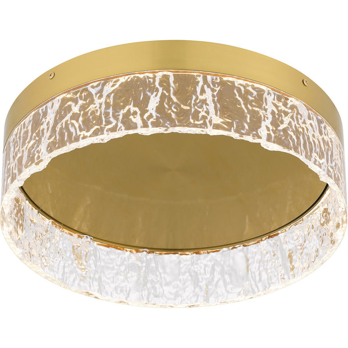 Myhouse Lighting Quoizel - QFL6763BRG - LED Flush Mount - Quoizel Flush Mount - Brushed Gold