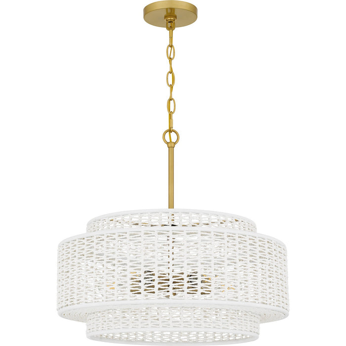 Myhouse Lighting Quoizel - QP6161BRG - Five Light Pendant - Quoizel Pendant - Brushed Gold