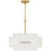 Myhouse Lighting Quoizel - QP6161BRG - Five Light Pendant - Quoizel Pendant - Brushed Gold