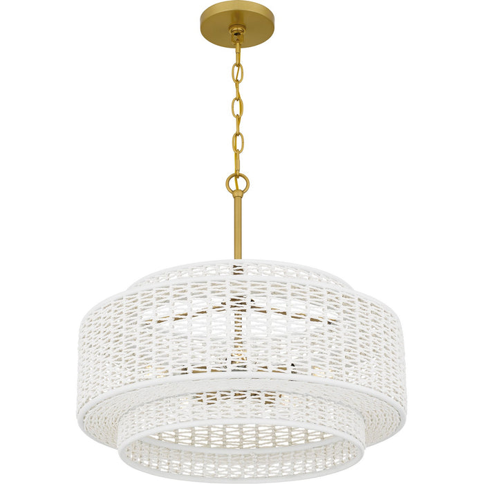 Myhouse Lighting Quoizel - QP6161BRG - Five Light Pendant - Quoizel Pendant - Brushed Gold