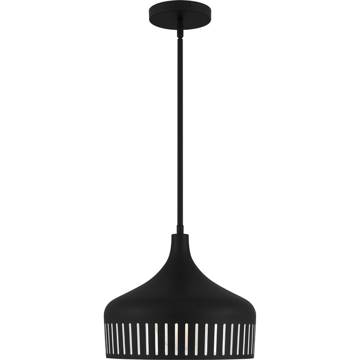 Myhouse Lighting Quoizel - QP6208MBK - One Light Pendant - Quoizel Pendant - Matte Black