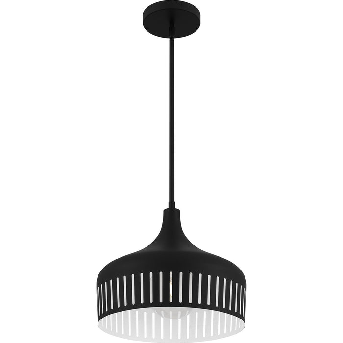 Myhouse Lighting Quoizel - QP6208MBK - One Light Pendant - Quoizel Pendant - Matte Black