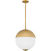 Myhouse Lighting Quoizel - QP6211BRG - Two Light Pendant - Quoizel Pendant - Brushed Gold