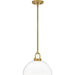 Myhouse Lighting Quoizel - QP6217BRG - One Light Pendant - Quoizel Pendant - Brushed Gold