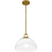 Myhouse Lighting Quoizel - QP6217BRG - One Light Pendant - Quoizel Pendant - Brushed Gold