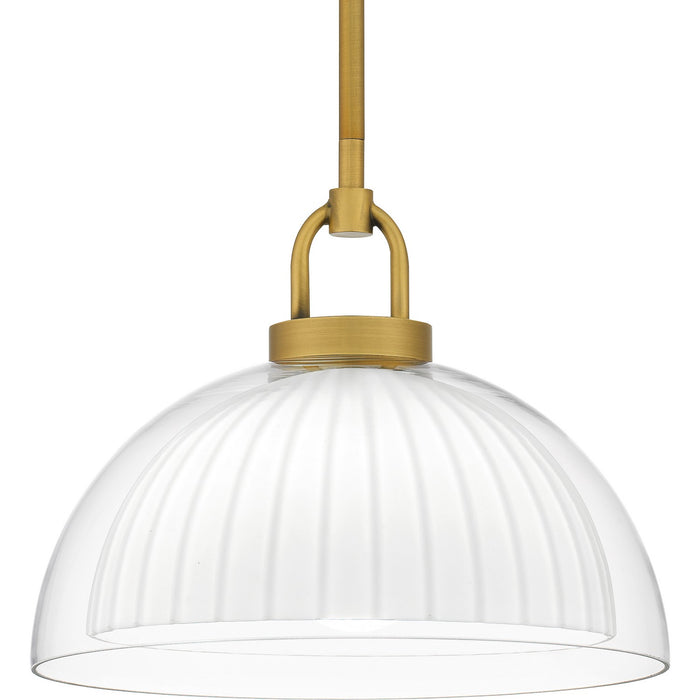 Myhouse Lighting Quoizel - QP6217BRG - One Light Pendant - Quoizel Pendant - Brushed Gold