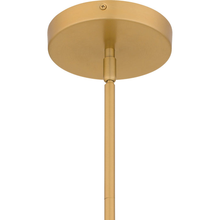 Myhouse Lighting Quoizel - QP6739BWS - One Light Pendant - Quoizel Pendant - Brushed Weathered Brass