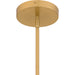 Myhouse Lighting Quoizel - QP6739BWS - One Light Pendant - Quoizel Pendant - Brushed Weathered Brass