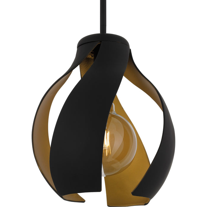 Myhouse Lighting Quoizel - QP6739MBK - One Light Pendant - Quoizel Pendant - Matte Black