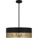 Myhouse Lighting Quoizel - QP6740MBK - Four Light Pendant - Quoizel Pendant - Matte Black