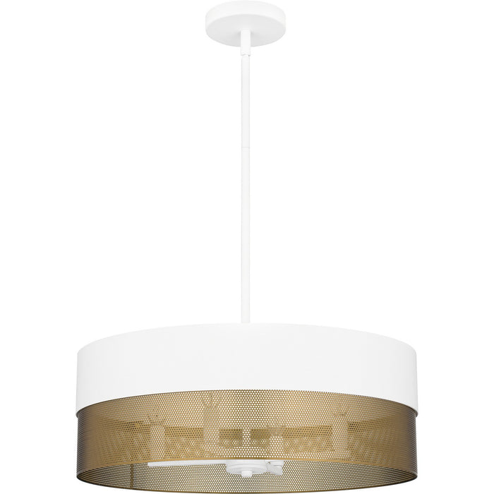 Myhouse Lighting Quoizel - QP6740W - Four Light Pendant - Quoizel Pendant - Matte White