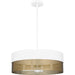 Myhouse Lighting Quoizel - QP6740W - Four Light Pendant - Quoizel Pendant - Matte White