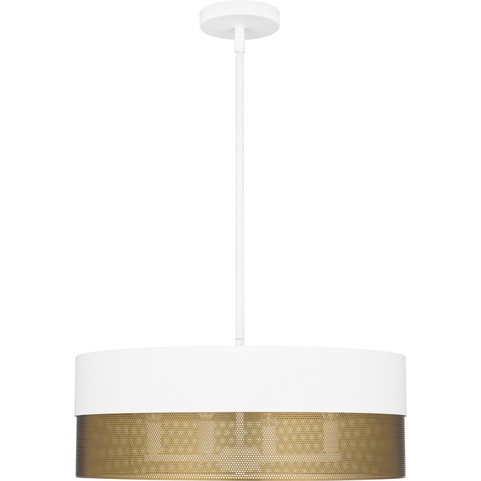 Myhouse Lighting Quoizel - QP6740W - Four Light Pendant - Quoizel Pendant - Matte White