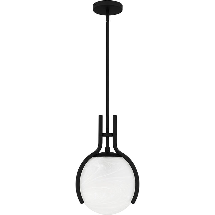 Myhouse Lighting Quoizel - QP6741MBK - One Light Pendant - Quoizel Pendant - Matte Black